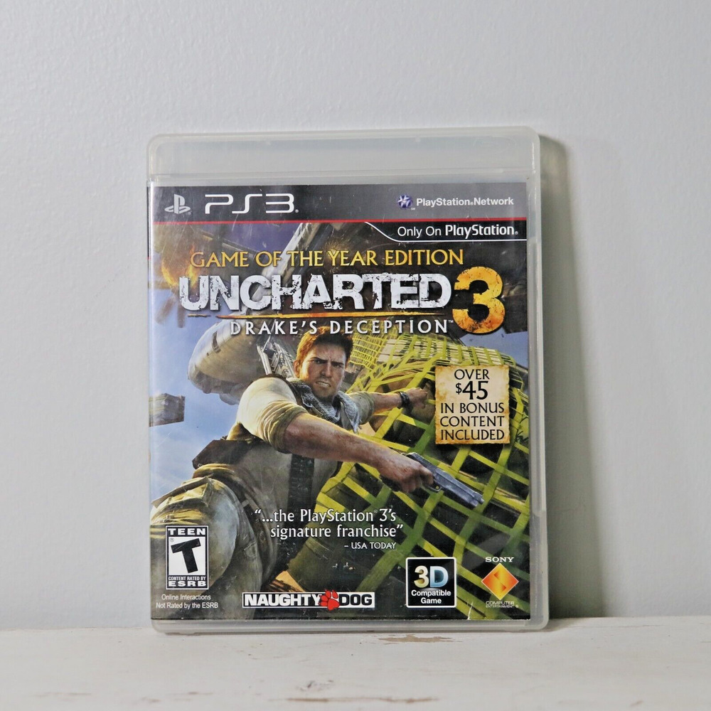 Uncharted 3: Drake's Deception Game of the Year Edition Sony PS3 Tested​​